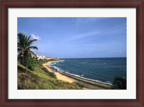 Framed El Morro, Old San Juan, Puerto Rico Print