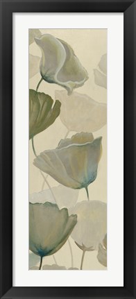 Framed Poppy Impression Panel I Print