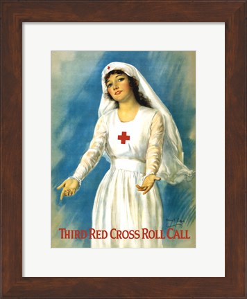 Framed Third Red Cross Roll Call Print