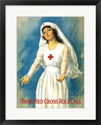 Framed Third Red Cross Roll Call Print