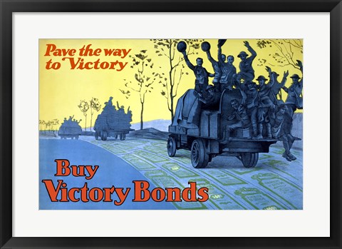 Framed Pave the Way to Victory Print