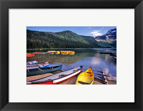 Framed Cameron Creek, Wateron Lakes National Park, Alberta, Canada Print