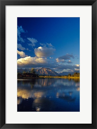 Framed Sofa Mountain in Maskinonge Lake, Alberta, Canada Print