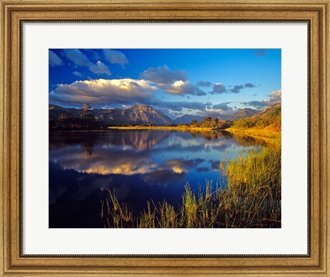 Framed Maskinonge Lake, Waterton Lakes National Park, Alberta Print