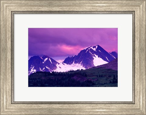 Framed Alberta, Canadian Rockies, Tonquin Valley landscapes Print