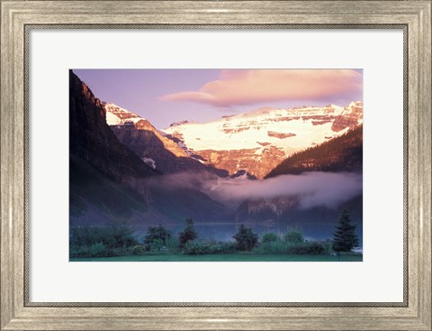 Framed Lake Louise Morning, Banff National Park, Alberta, Canada Print