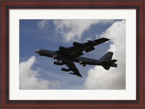 Framed B-52 Stratofortress heavy bomber of the US Air Force Print