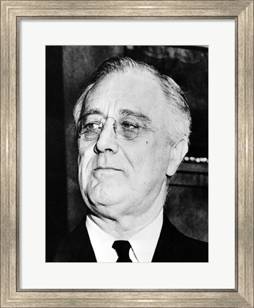 Framed President Franklin Delano Roosevelt Print