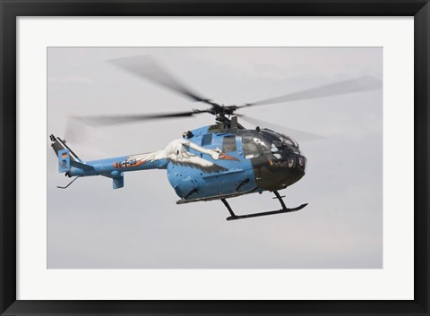 Framed Bolkow Bo-105 Liaison Helicopter of the German Army Print