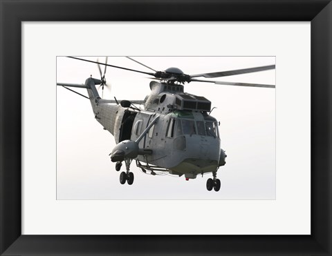 Framed SH-3D Sea King Helicopter of the Spanish Navy Print