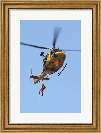 Framed CH-146 Griffon Helicopter of the Canadian Air Force Print