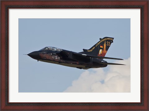 Framed German Air Force Tornado aircraft Print