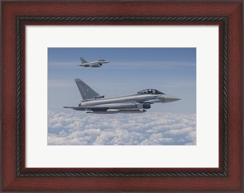 Framed German Eurofighter Typhoon Jets Print