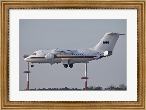 Framed British Aerospace 146 Jet of the Royal Air Force Print
