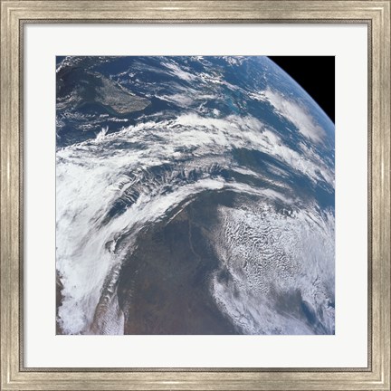 Framed View of Earth as Photographed from the Apollo 12 Spacecraft Print