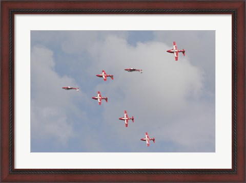 Framed Snowbirds of the Royal Canadian Air Force Print