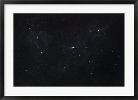 Framed Cluster of Stars in Outer Space Print