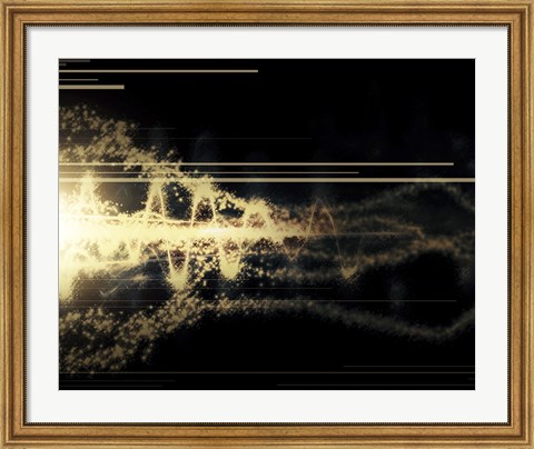 Framed Burst of Energy Forms into Powerful Beam ofLight Print