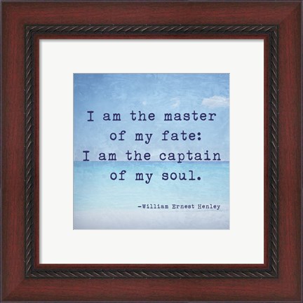 Framed Invictus Quote Print