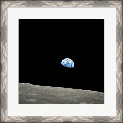 Framed Earthrise Print