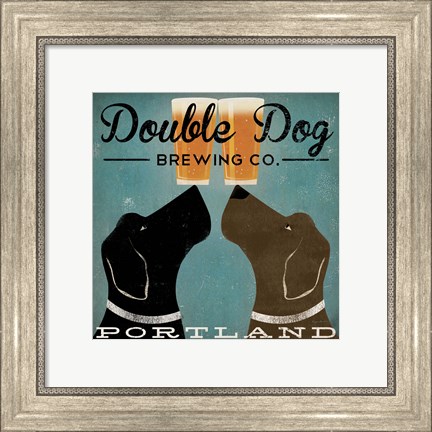 Framed Double Dog Brewing Co. Print