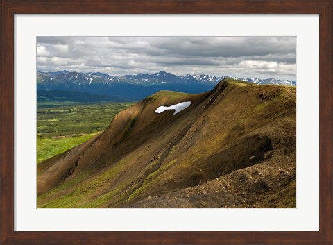 Framed Klappan Mountain, Sacred Headwaters, British Columbia Print