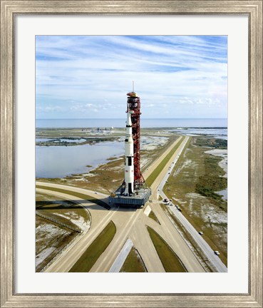 Framed High Angle View  of the Apollo 14 Space Vehicle Print