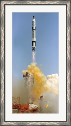 Framed Gemini-Titan 4 Spaceflight Launches from Cape Canaveral, Florida Print