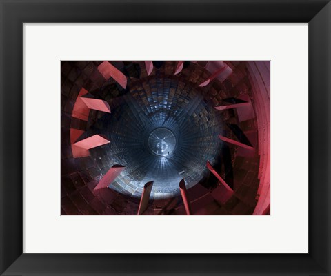 Framed Inside the Diffuser Section of a 16-foot Supersonic Wind Tunnel Print