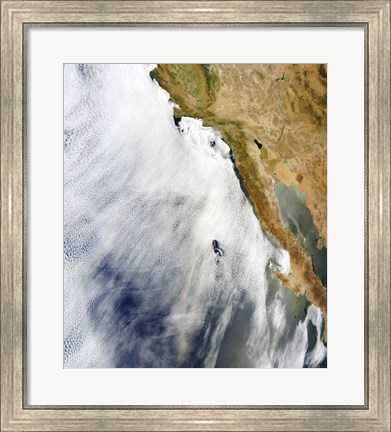Framed Glory is Seen above a Layer of Stratocumulus Clouds over the Pacific Ocean Print