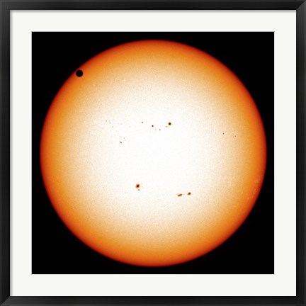 Framed Transit of Venus 2012 Print