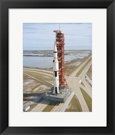 Framed High Angle view  of Apollo 14 Print