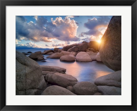 Framed Cove Sunset Print