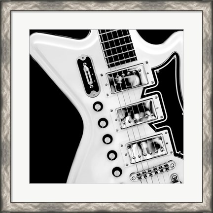 Framed Classic Guitar Detail II Print
