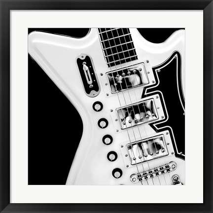 Framed Classic Guitar Detail II Print