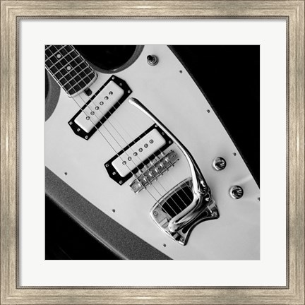 Framed Classic Guitar Detail VI Print