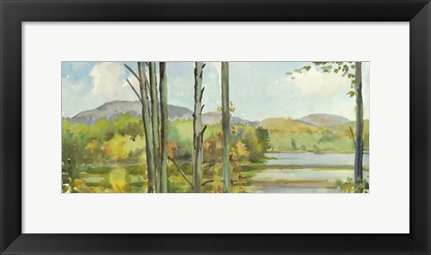 Framed Lake Study (left) Print