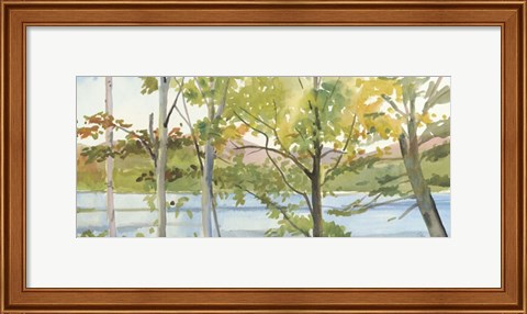 Framed Lake Study (right) Print