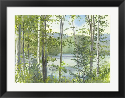 Framed Summer Lake IV Print