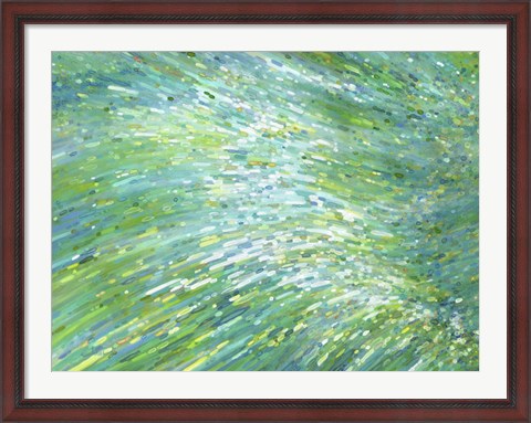 Framed Turquoise Beach Print