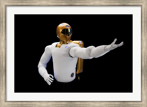 Framed Robonaut 2, humanoid Astronaut helper Print