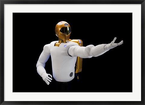 Framed Robonaut 2, humanoid Astronaut helper Print