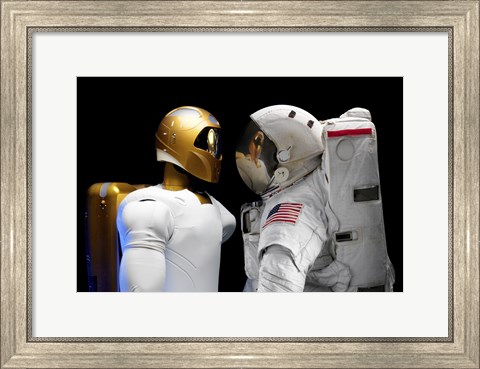 Framed Robonaut 2, a Dexterous, Humanoid Astronaut Helper Print