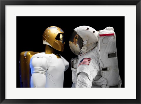 Framed Robonaut 2, a Dexterous, Humanoid Astronaut Helper Print