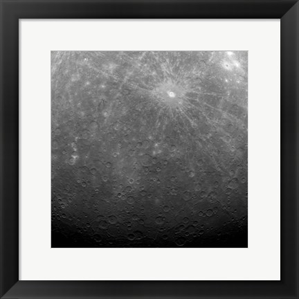 Framed Surface of Mercury Print