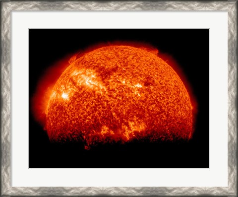 Framed Spring Eclipse as viewed from the Solar Dynamics Observatory Print