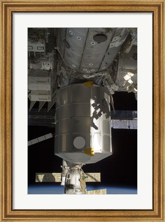 Framed Permanent Multipurpose Module attached to the International Space Station Print