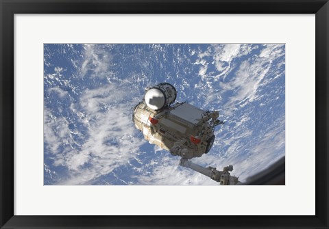 Framed Mini Research Module 1 Segment of the International Space Station Print