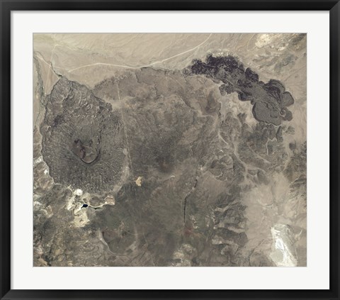 Framed Aurora-Bodie volcanic field in Nevada Print