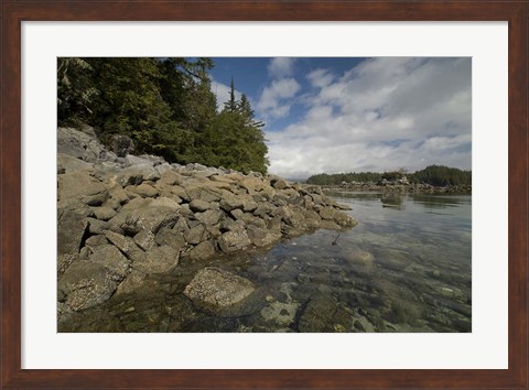 Framed Dicebox Island, Pacific Rim NP, British Columbia Print